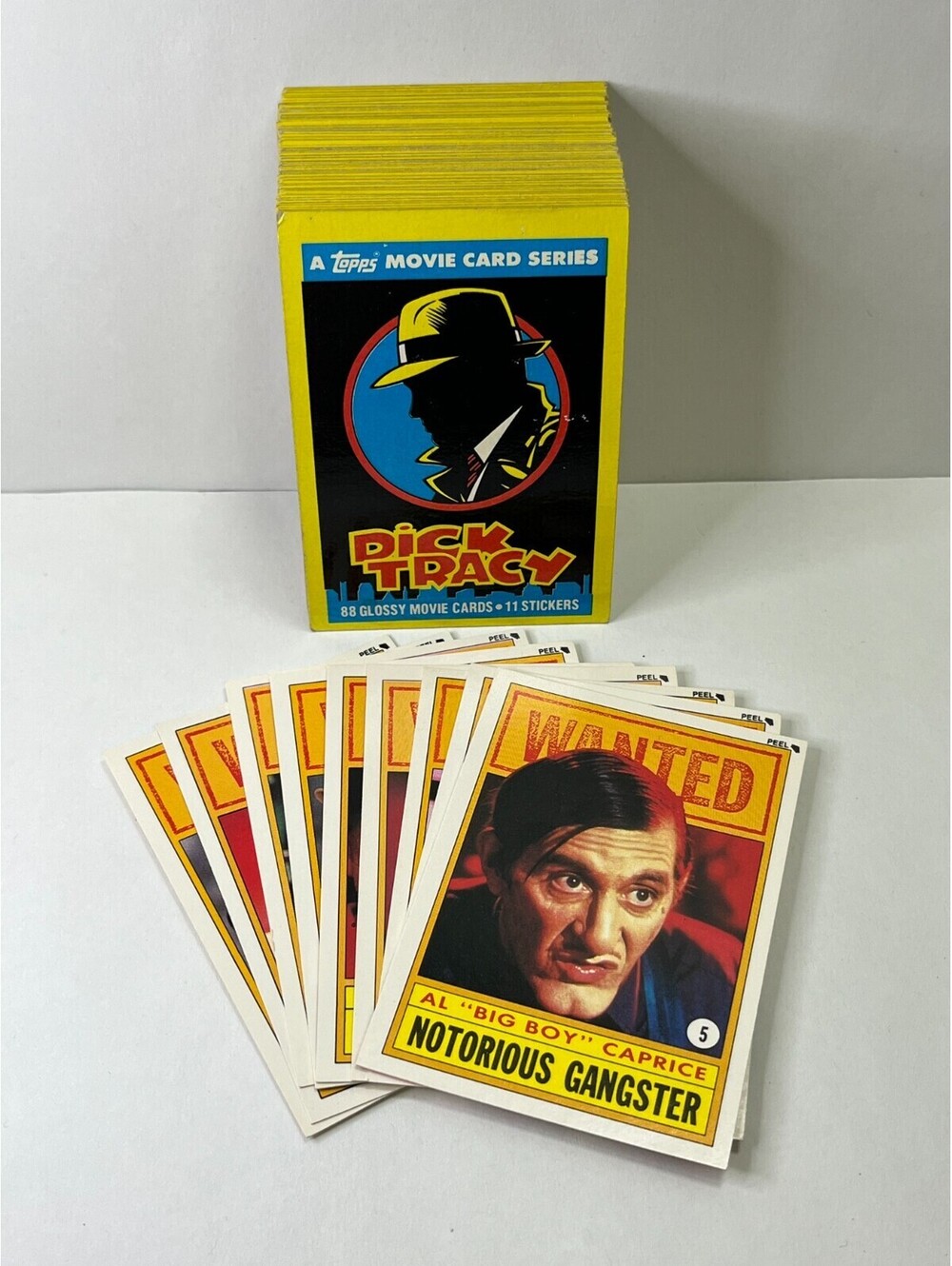 Incomplete Set of Dick Tracey Trading Cards 91% complete - 1990 Topps
